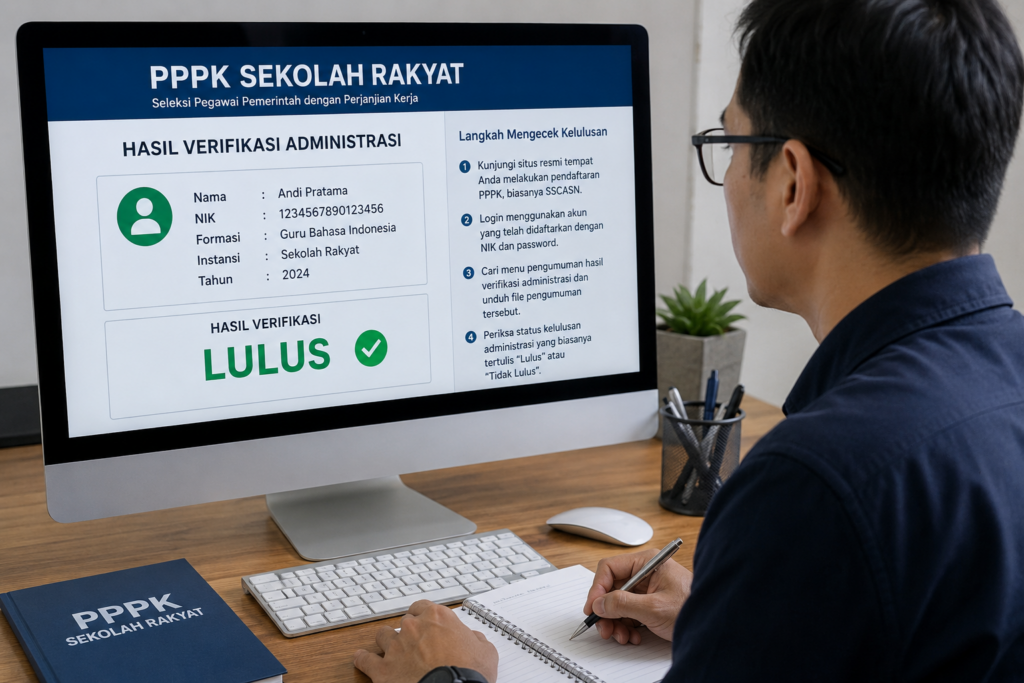 1. Memahami Proses Pengecekan Kelulusan Administrasi PPPK Sekolah Rakyat