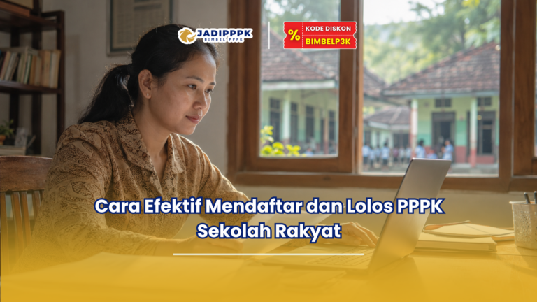 Cara Efektif Mendaftar dan Lolos PPPK Sekolah Rakyat