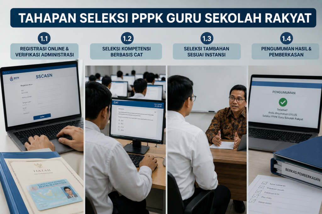 1. Memahami Tahapan Seleksi PPPK Guru Sekolah Rakyat