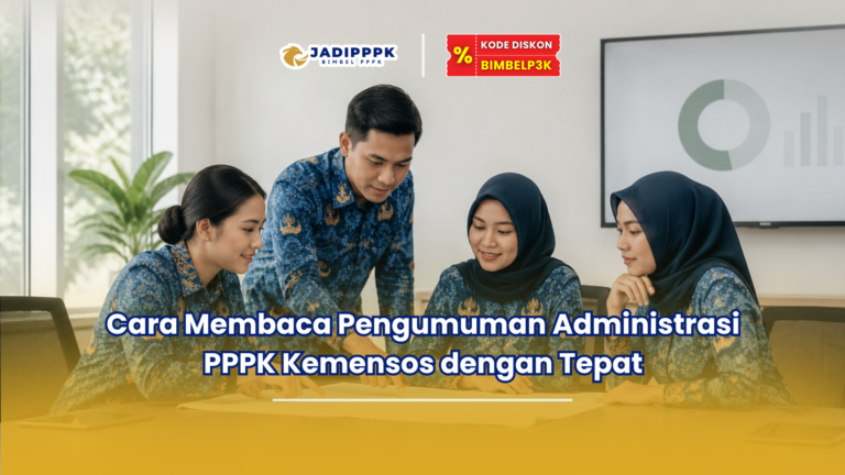 Cara Membaca Pengumuman Administrasi PPPK Kemensos dengan Tepat