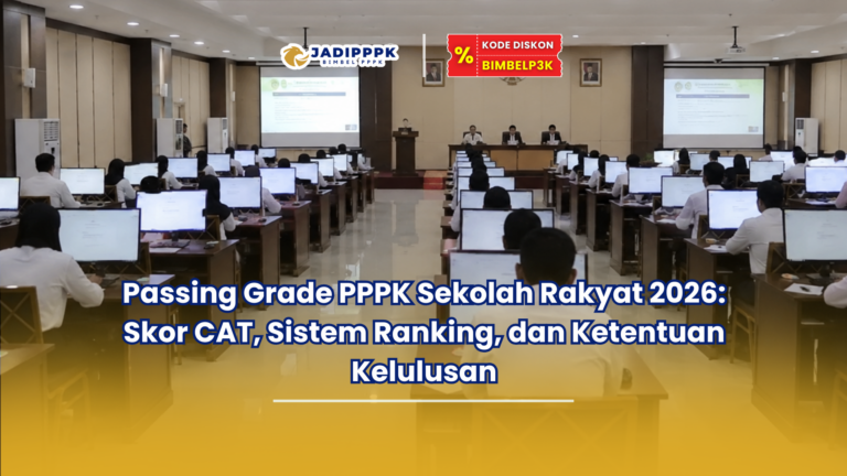 Passing Grade PPPK Sekolah Rakyat 2026: Skor CAT, Sistem Ranking, dan Ketentuan Kelulusan