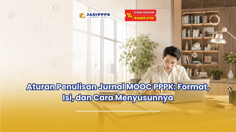 Aturan Penulisan Jurnal MOOC PPPK: Format, Isi, dan Cara Menyusunnya