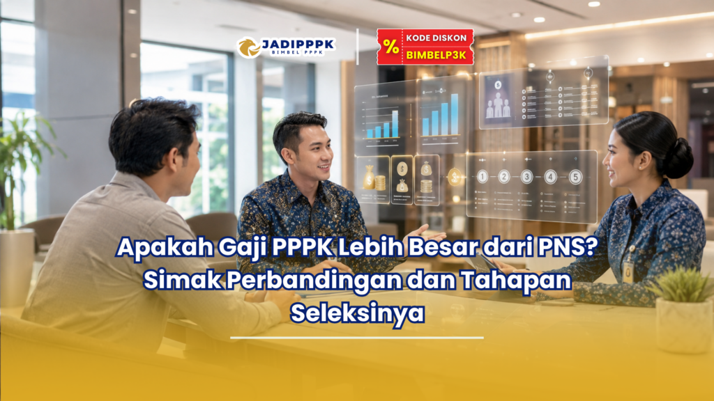 Apakah Gaji PPPK Lebih Besar dari PNS? Simak Perbandingan dan Tahapan Seleksinya