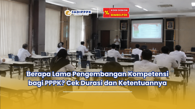 Berapa Lama Pengembangan Kompetensi bagi PPPK? Cek Durasi dan Ketentuannya