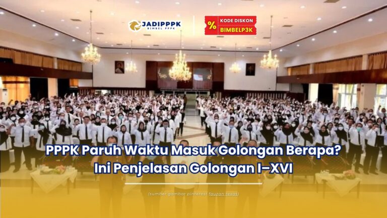 pppk paruh waktu golongan berapa