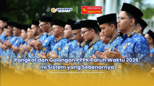 pangkat dan golongan pppk paruh waktu