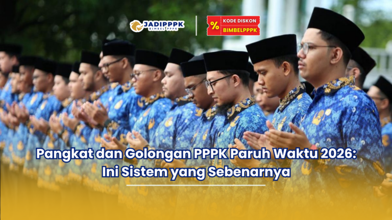 pangkat dan golongan pppk paruh waktu