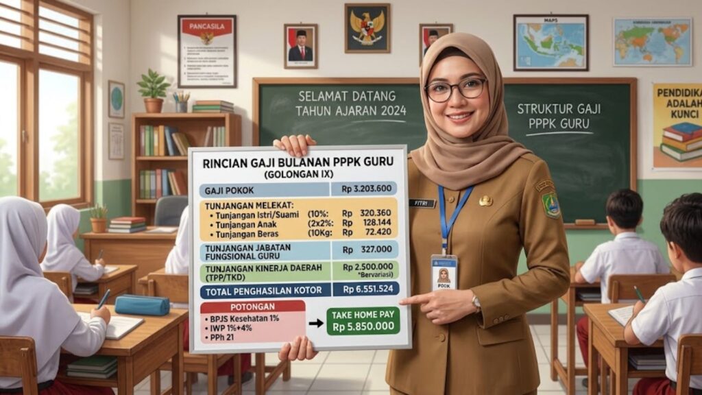 berapa gaji pppk guru