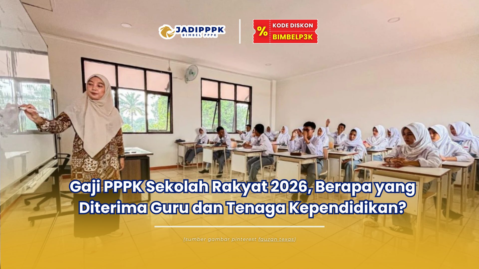 Pengumuman PPPK Sekolah Rakyat Kemensos: Tahapan Seleksi, Materi Tes