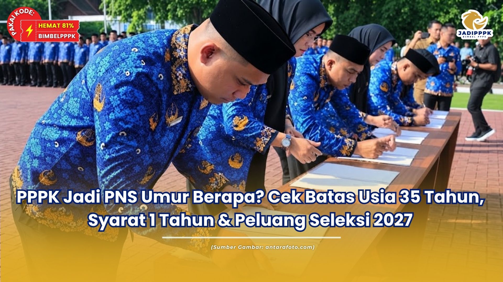 PPPK Jadi PNS Umur Berapa