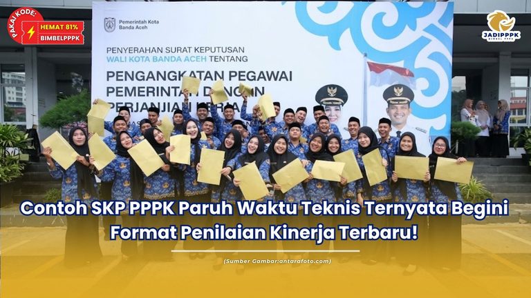 Contoh SKP PPPK Paruh Waktu Teknis