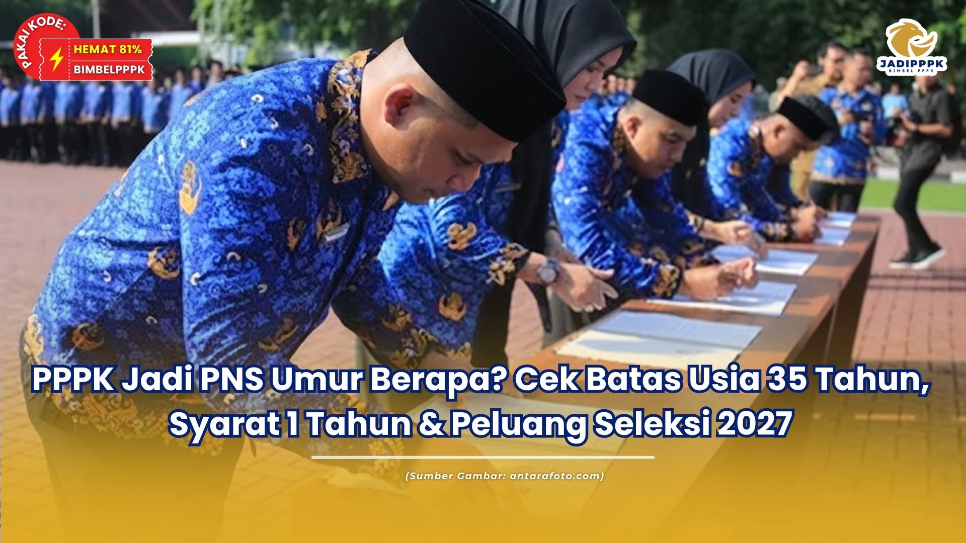 PPPK Jadi PNS Umur Berapa