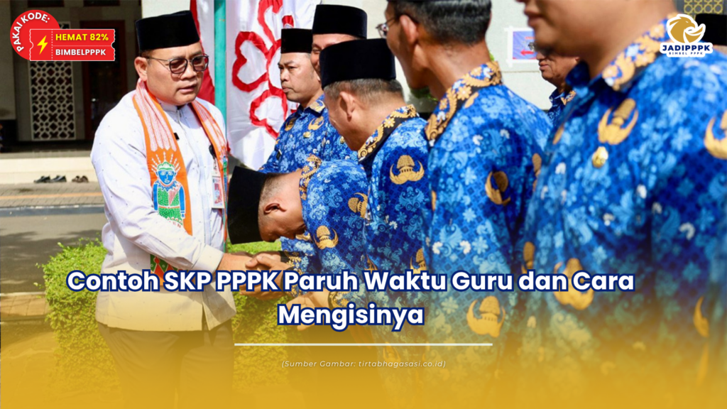 contoh skp pppk paruh waktu guru