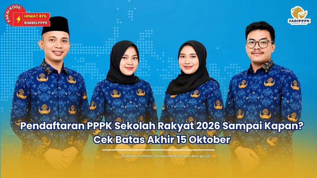Pendaftaran PPPK Sekolah Rakyat 2026 Sampai Kapan