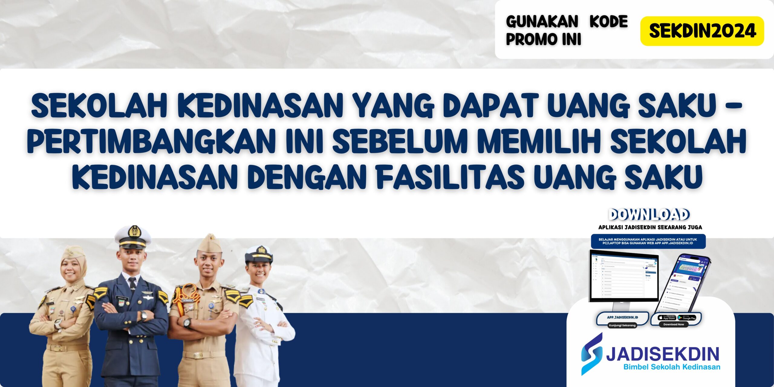 Sekolah Kedinasan yang Dapat Uang Saku - Pertimbangkan Ini Sebelum Memilih Sekolah Kedinasan dengan Fasilitas Uang Saku