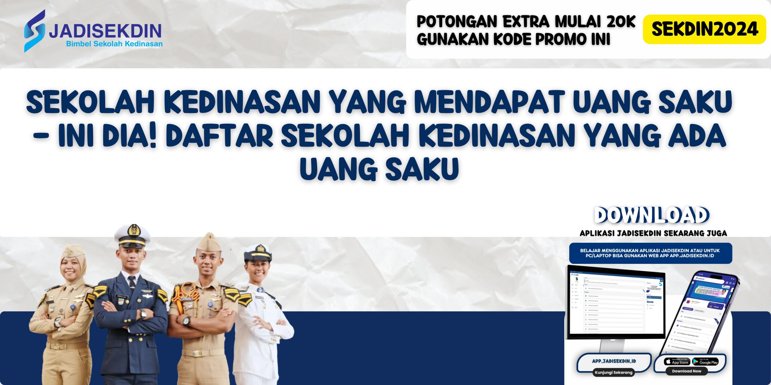 Sekolah Kedinasan yang Mendapat Uang Saku - Ini Dia! Daftar Sekolah Kedinasan yang Ada Uang Saku