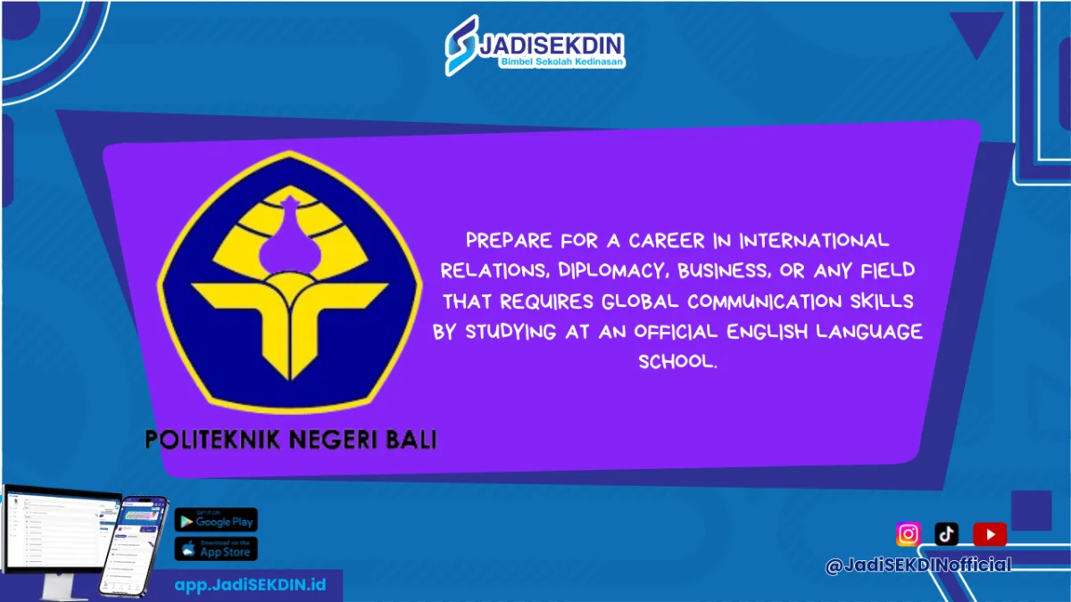 sekolah kedinasan bahasa inggris