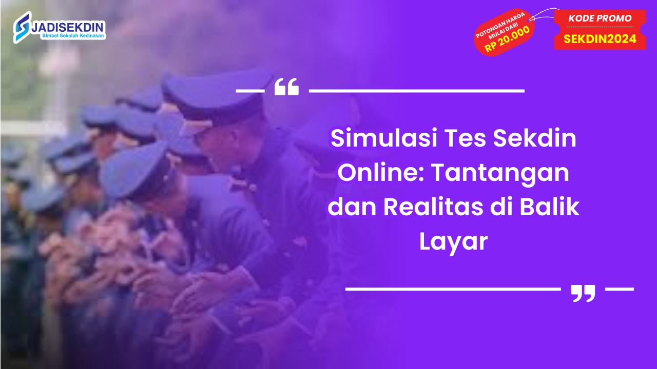 Simulasi Tes Sekdin Online