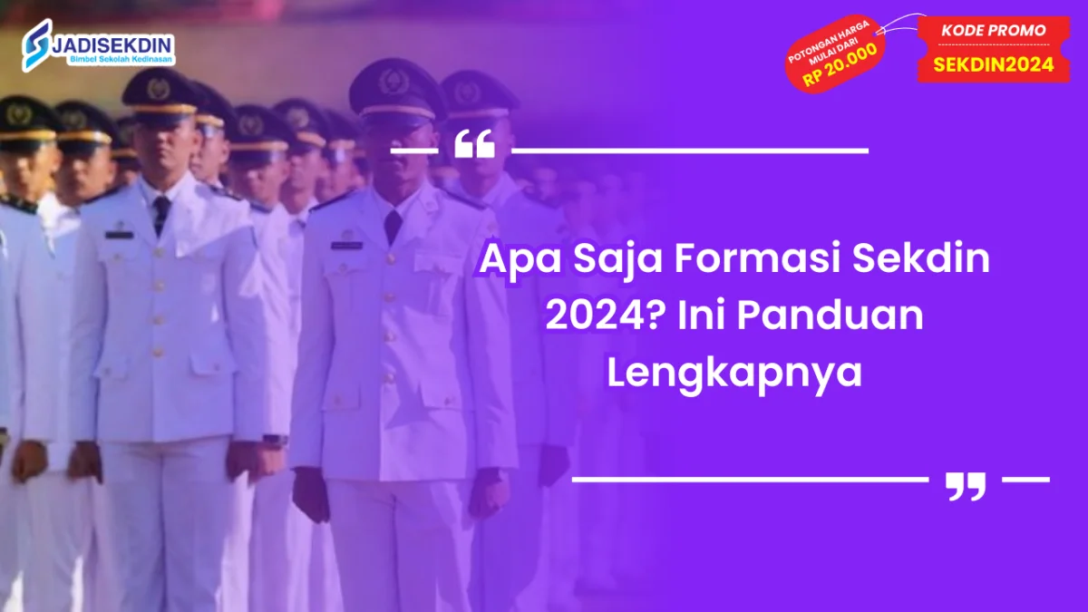 formasi sekdin 2024