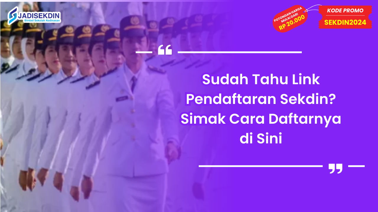 link pendaftaran sekdin