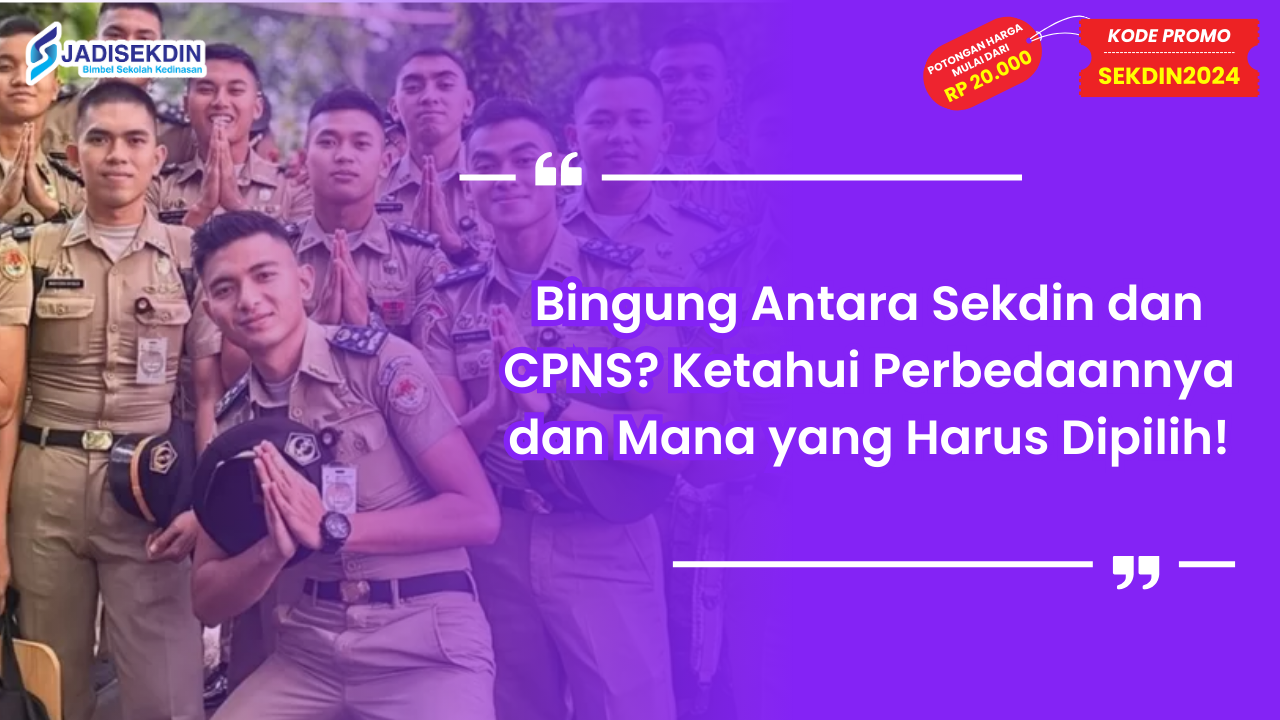 apakah bisa mendaftar sekdin dan cpns