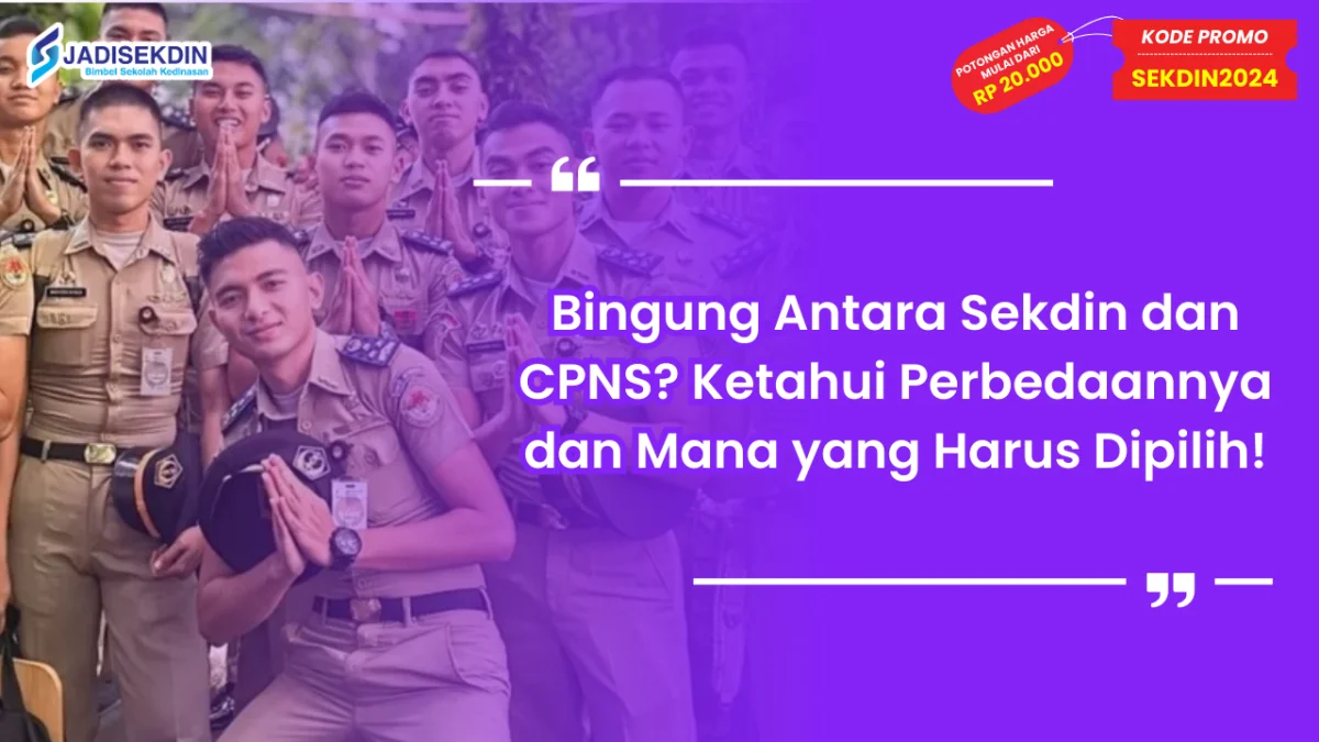 apakah bisa mendaftar sekdin dan cpns