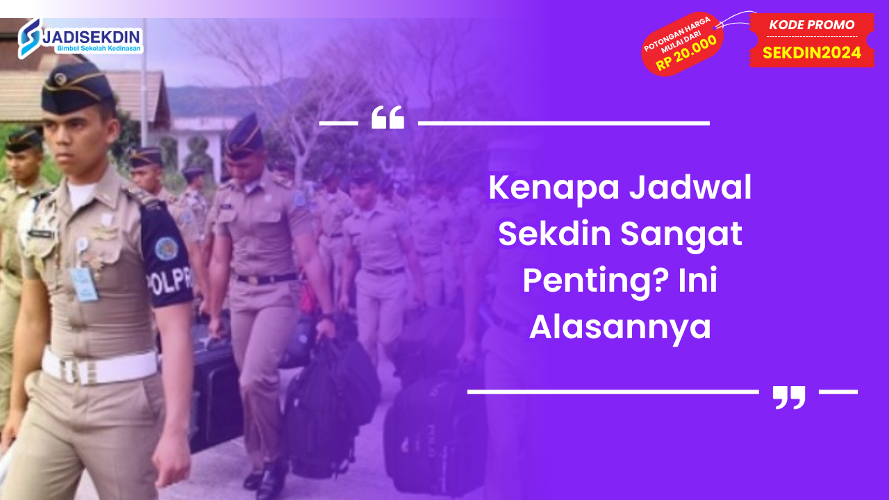 Jadwal Sekdin