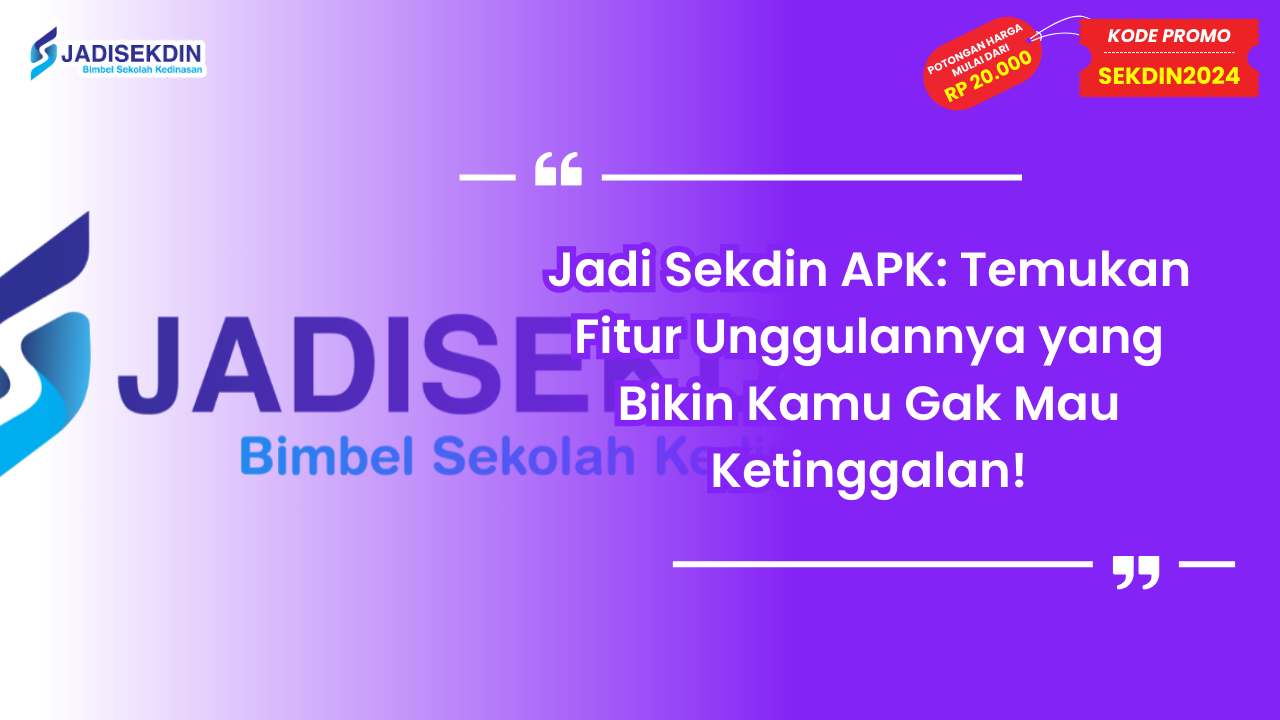 Jadi Sekdin APK