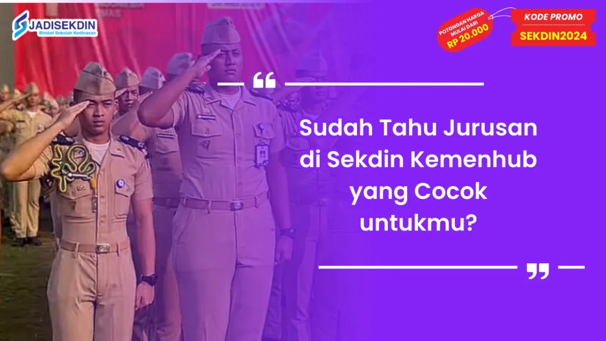sekdin kemenhub jurusan