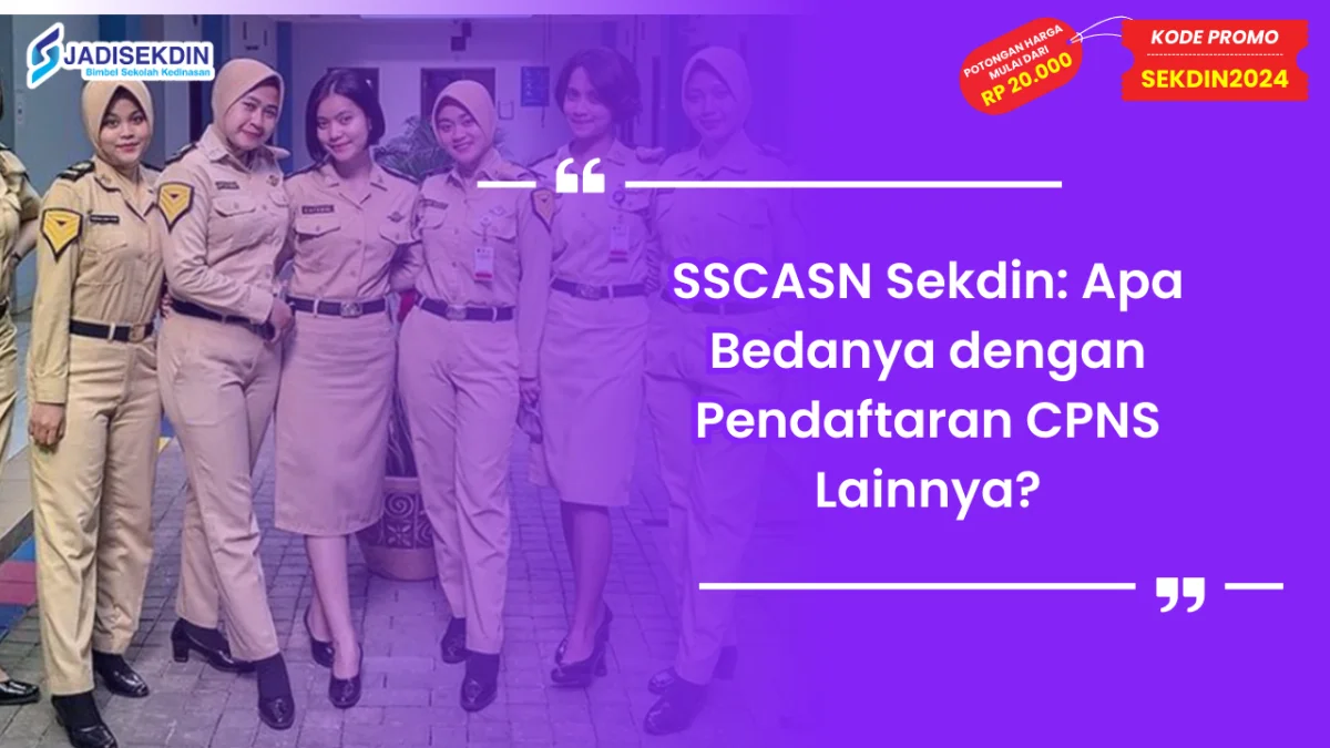 SSCASN Sekdin