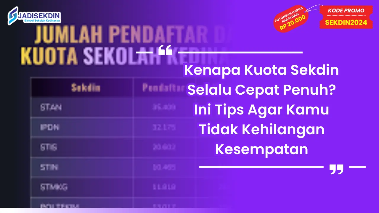 Kuota Sekdin