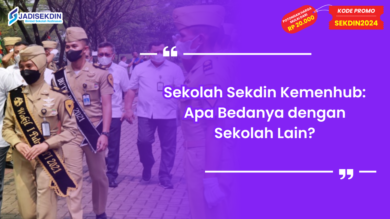 Sekolah Sekdin Kemenhub