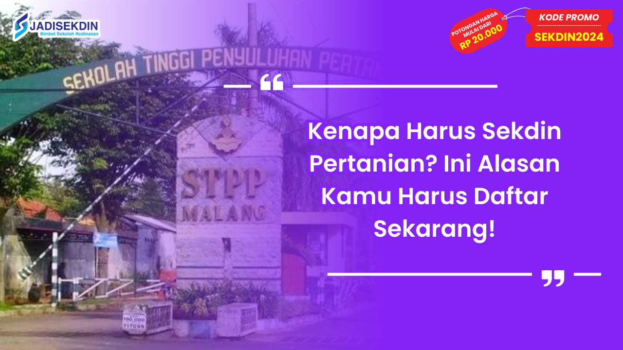 sekdin pertanian