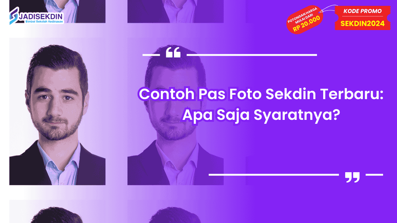 Contoh Pas Foto Sekdin