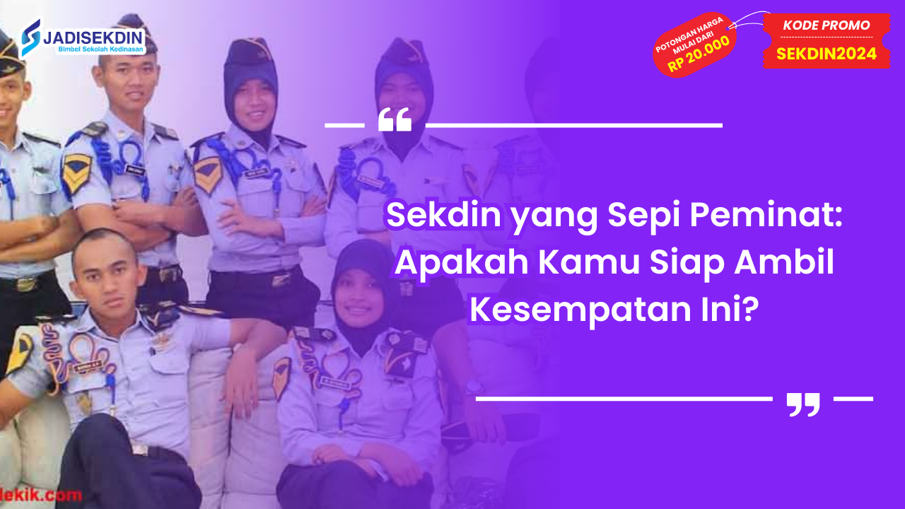 Sekdin yang Sepi Peminat
