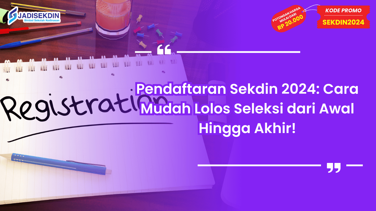 Pendaftaran Sekdin 2024