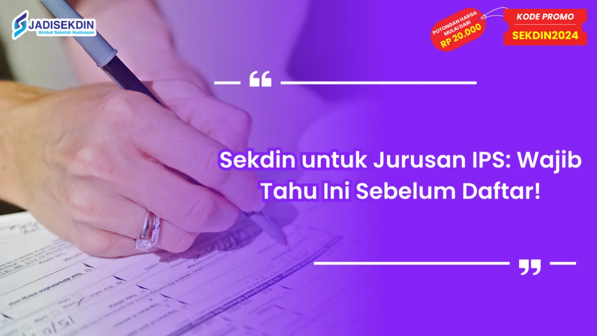 Sekdin untuk Jurusan IPS