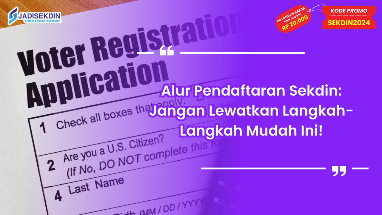 Alur Pendaftaran Sekdin