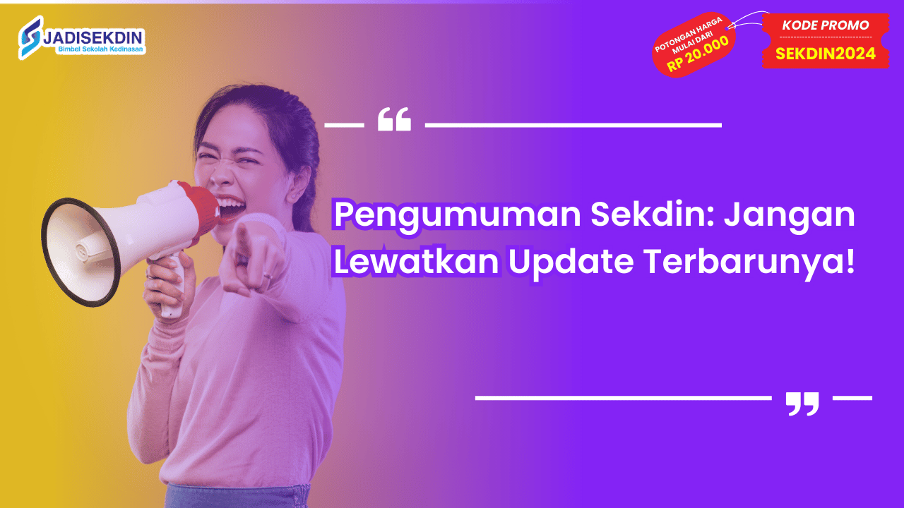 Pengumuman Sekdin