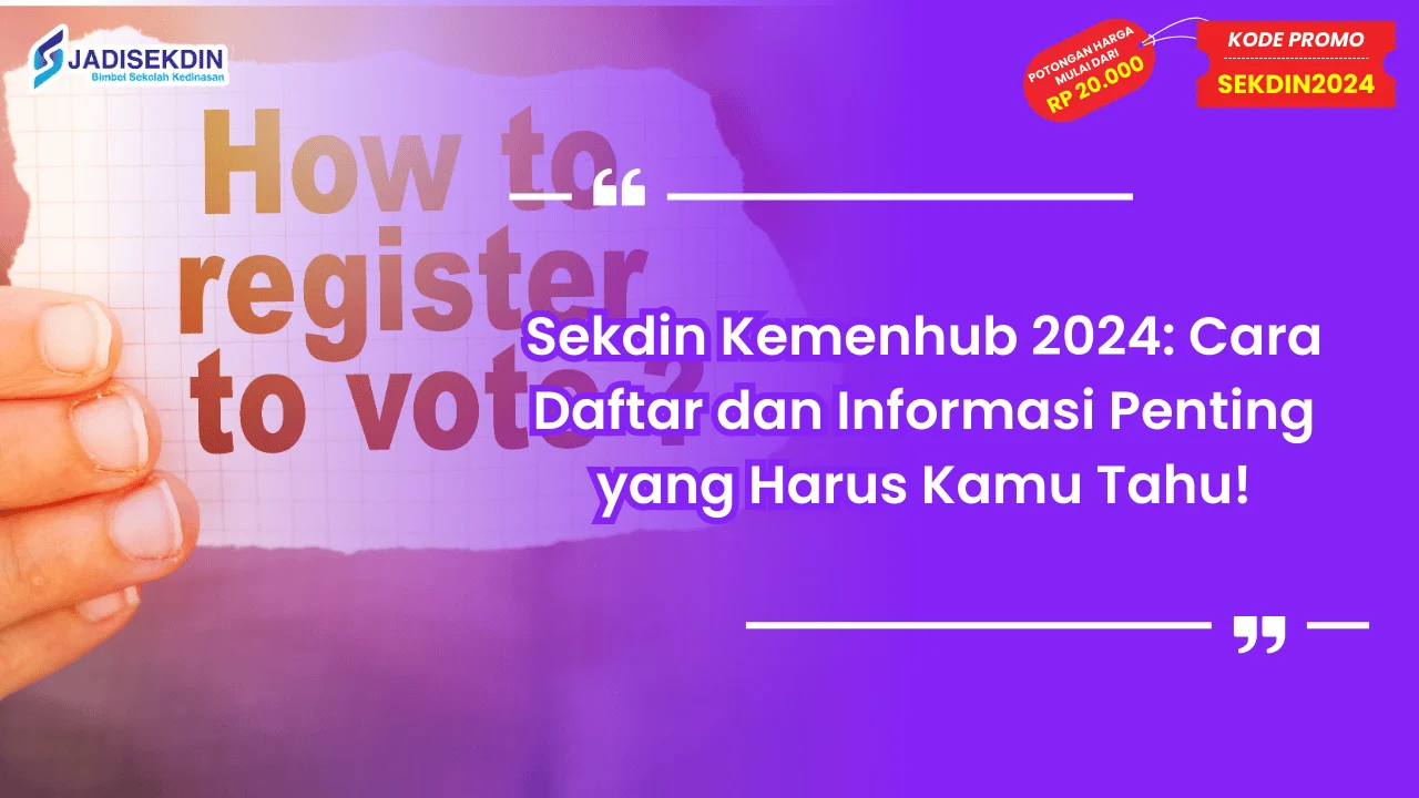 Sekdin Kemenhub 2024