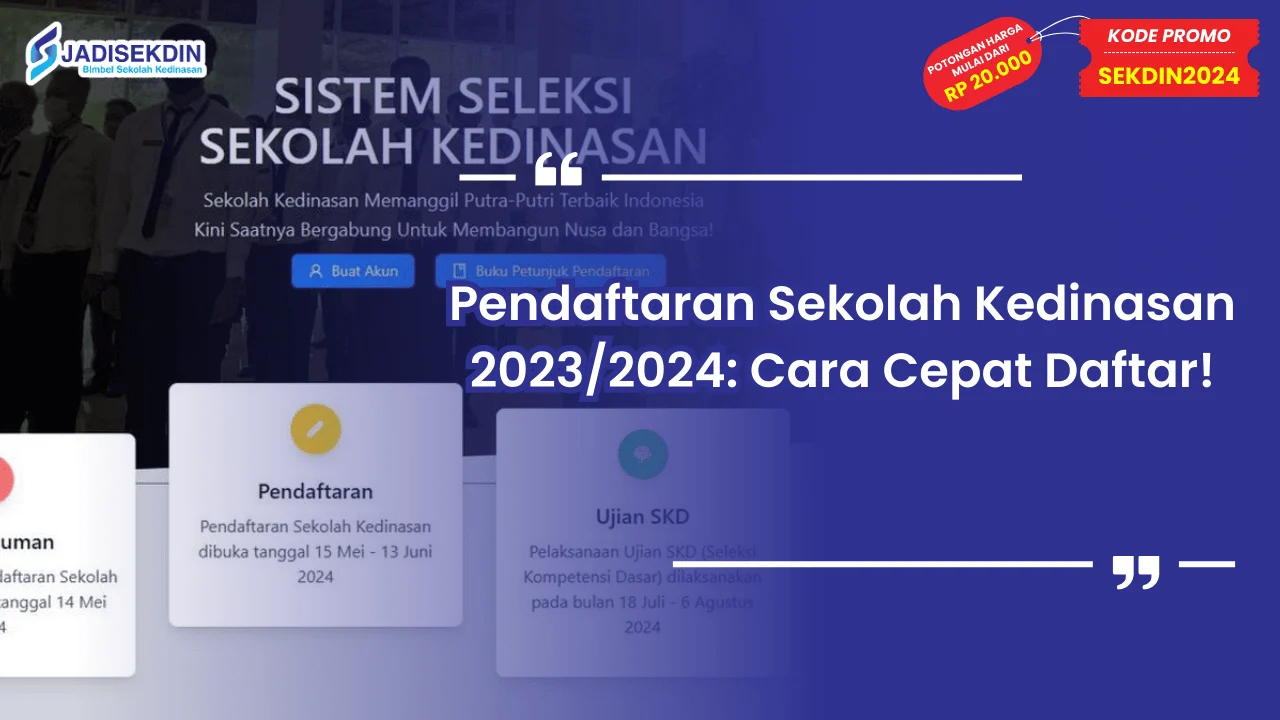 Pendaftaran Sekolah Kedinasan 2023/2024