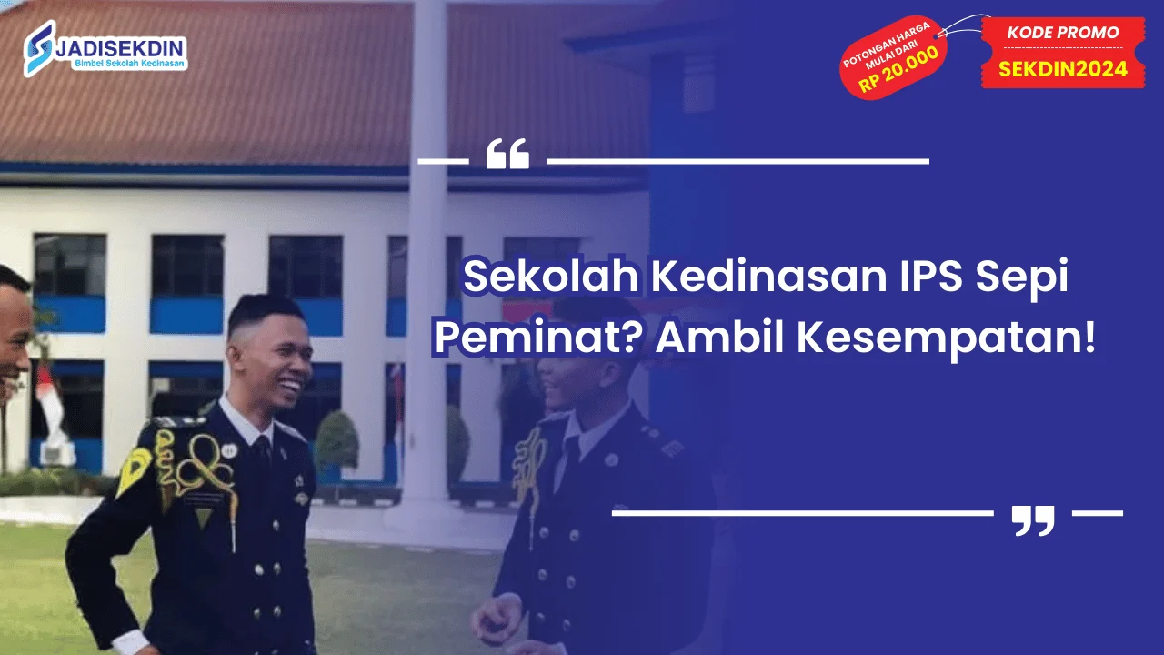 Sekolah Kedinasan IPS Sepi Peminat?