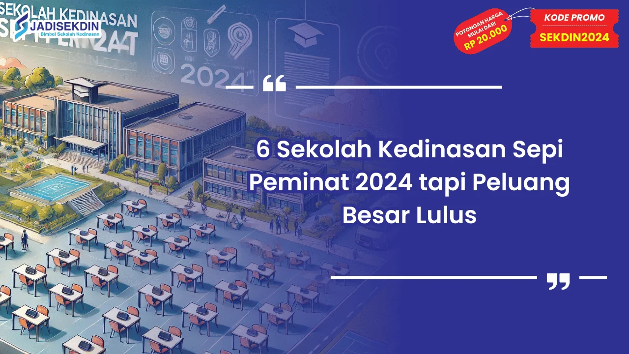 Sekolah Kedinasan Sepi Peminat 2024