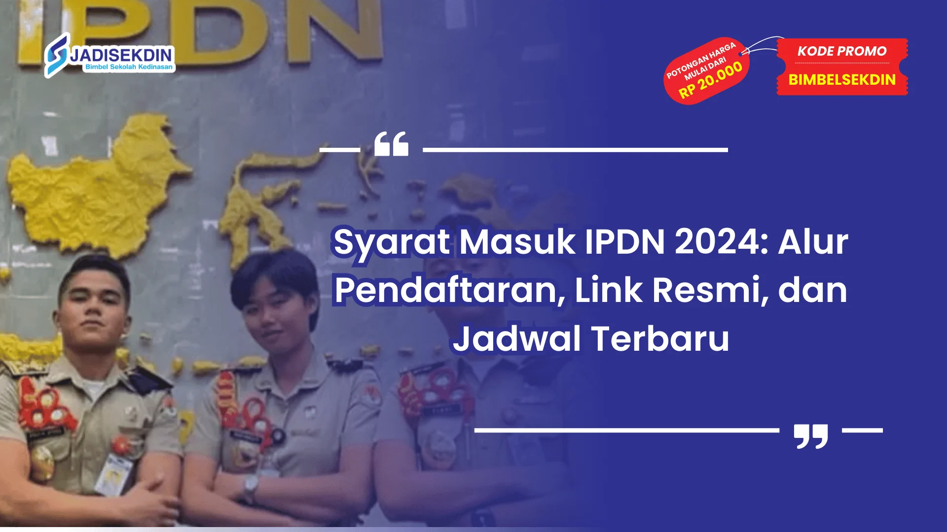 syarat masuk ipdn