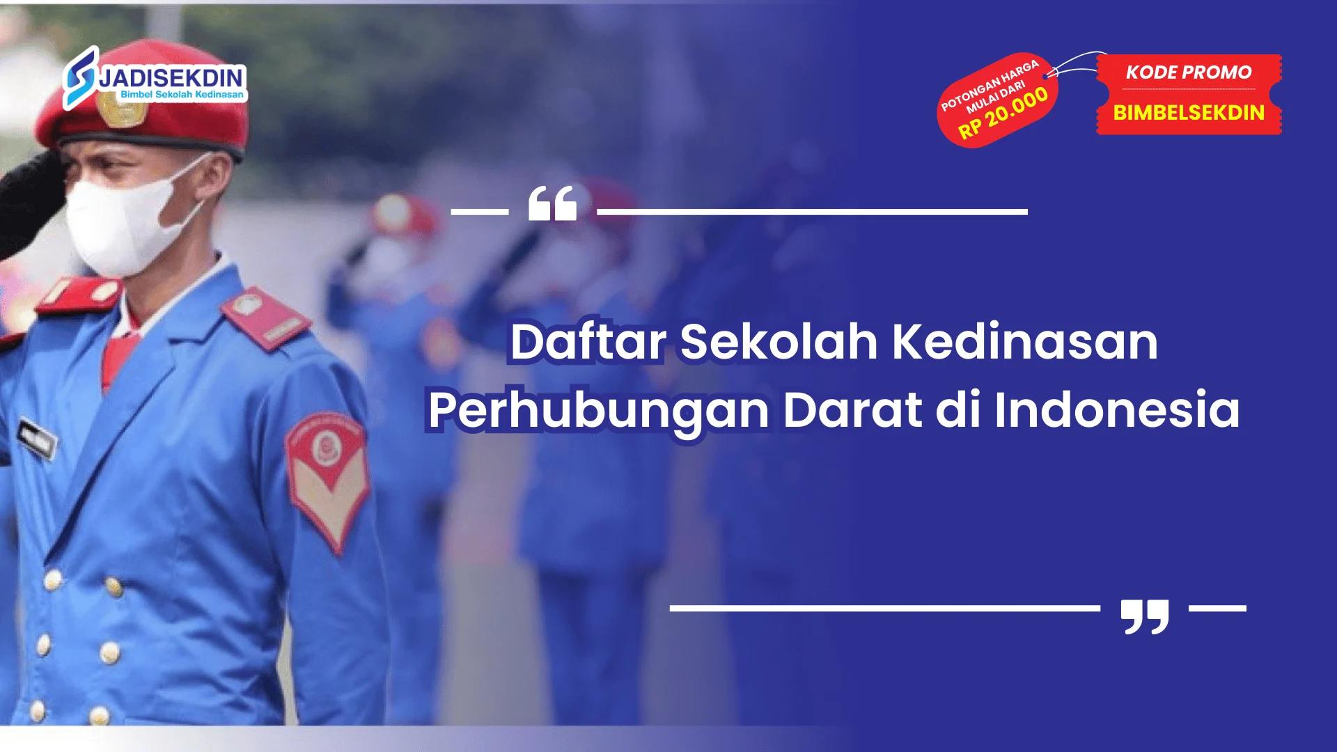 Sekolah kedinasan perhubungan darat di Indonesia