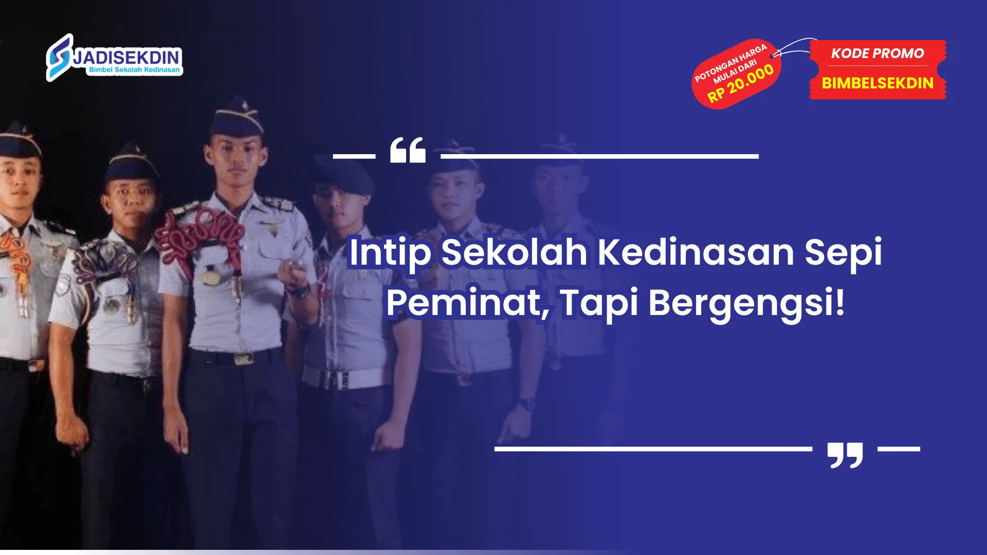 Sekolah Kedinasan Sepi Peminat tapi Bergengsi