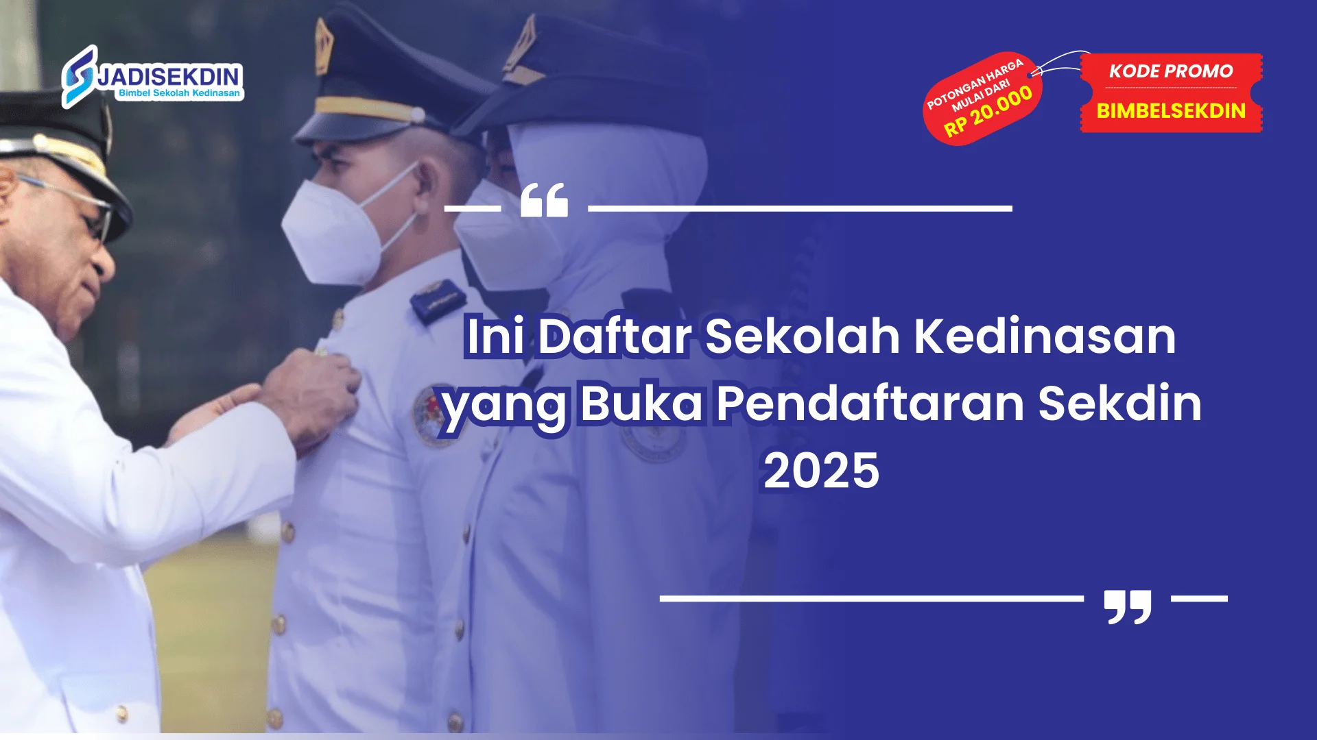Pendaftaran Sekdin 2025 Daftar Sekolah Kedinasan