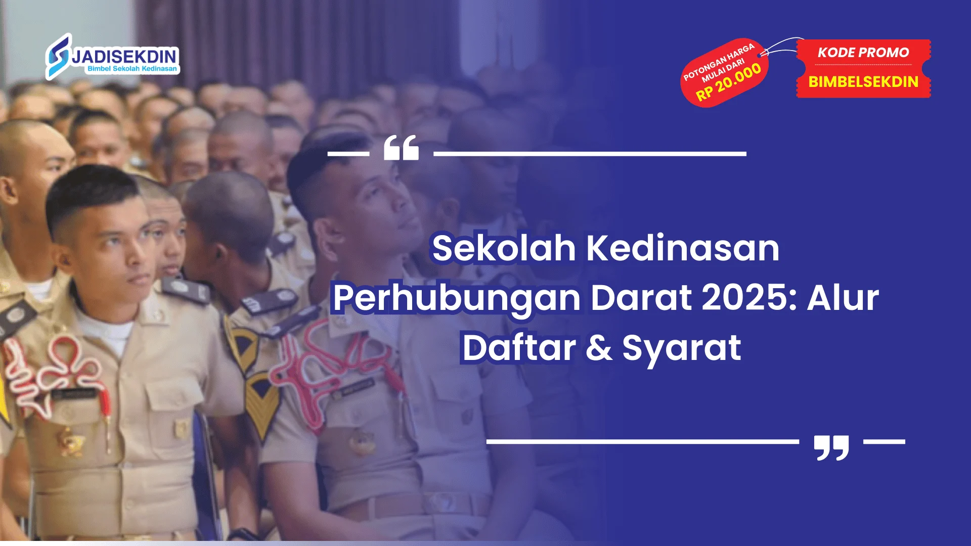 Sekolah kedinasan perhubungan darat 2025