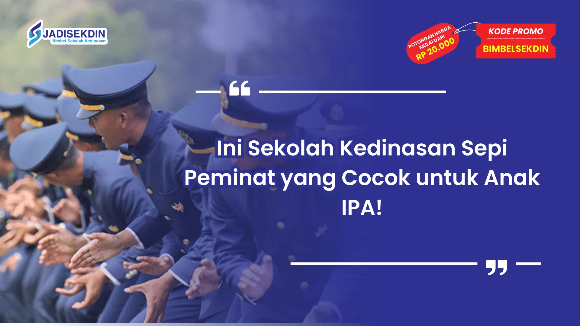 Sekolah Kedinasan Sepi Peminat yang Cocok untuk Anak IPA