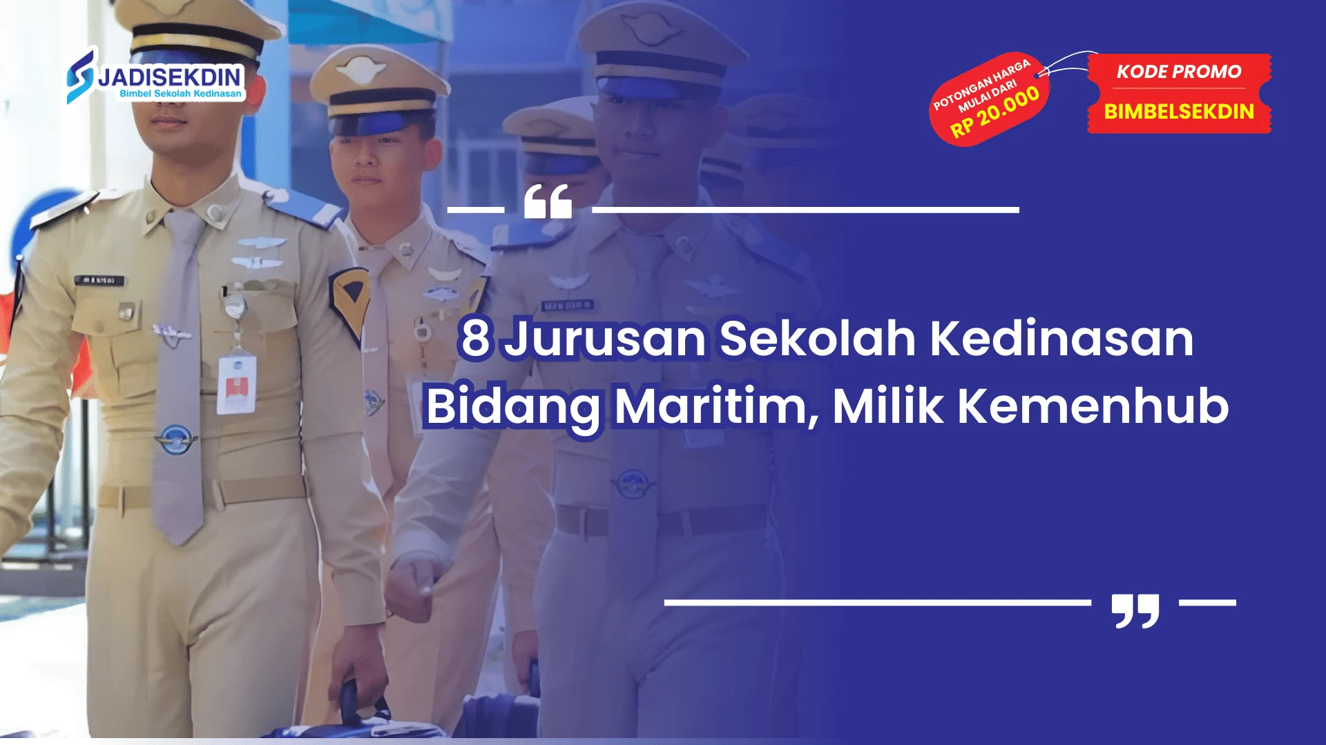 Jurusan Sekolah Kedinasan Bidang Maritim